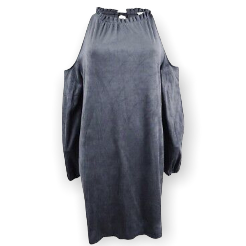 𝅺kensie Peekaboo Shoulder Tunic Dress - Picture 12 of 12